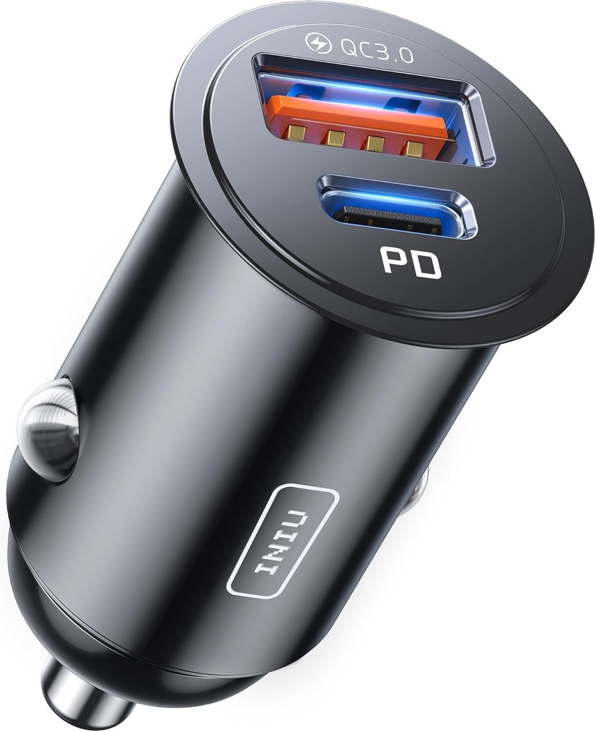 INIU Car Charger, Total 60W [USB C 30W+USB A 36W] Cigarette Lighter Charger