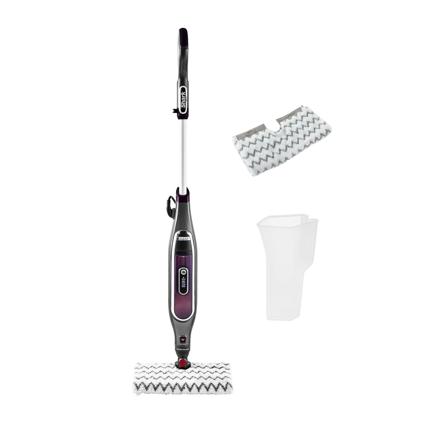 Shark Automatic Klik n'Flip Steam Mop for Hard Floors, GreyBordeaux S6003UK