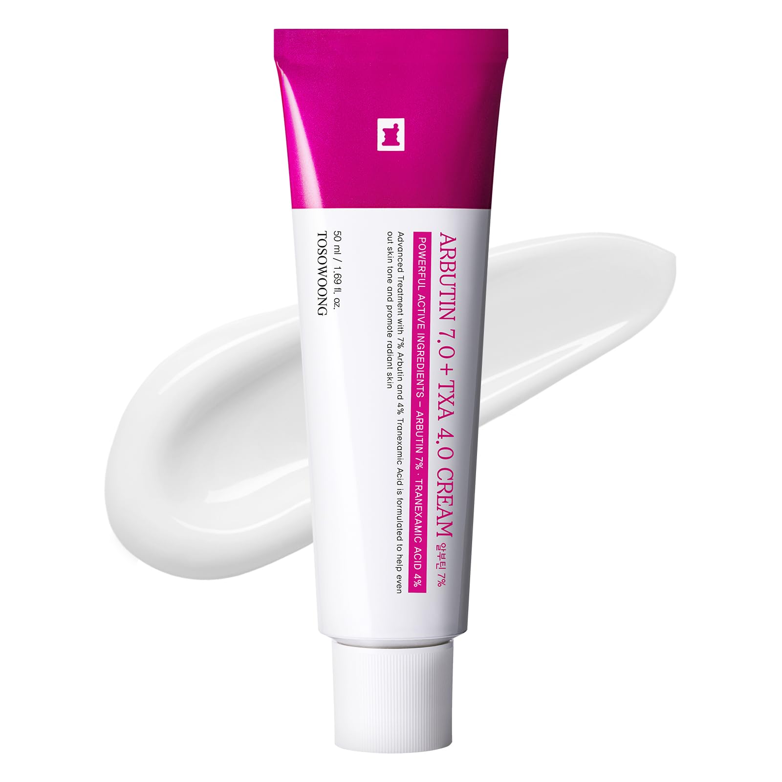 TOSOWOONG Arbutin 7% + Tranexamic Acid 4% Cream for Dark Spots, Brightening